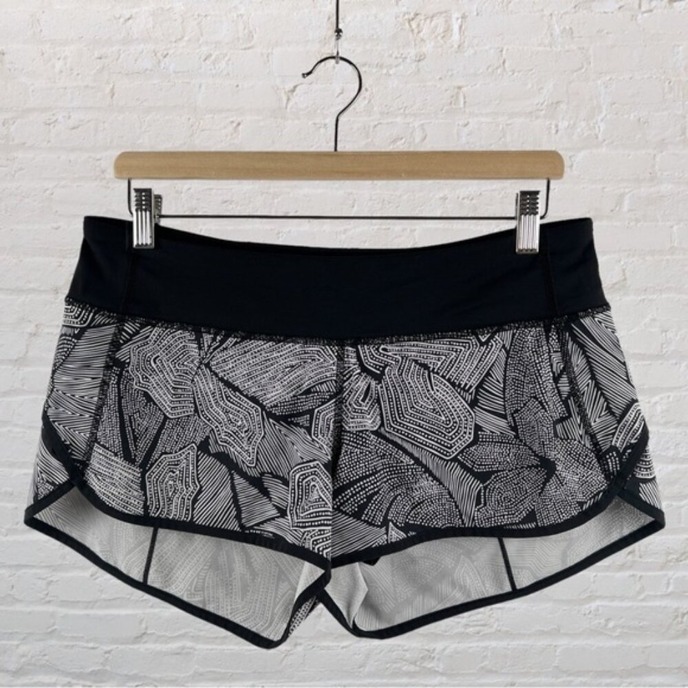 Lululemon Speed Short *2.5” | Dottie Tribe White Black